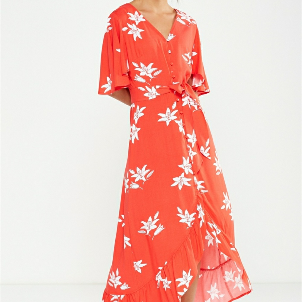 Beautiful long red maxi dress